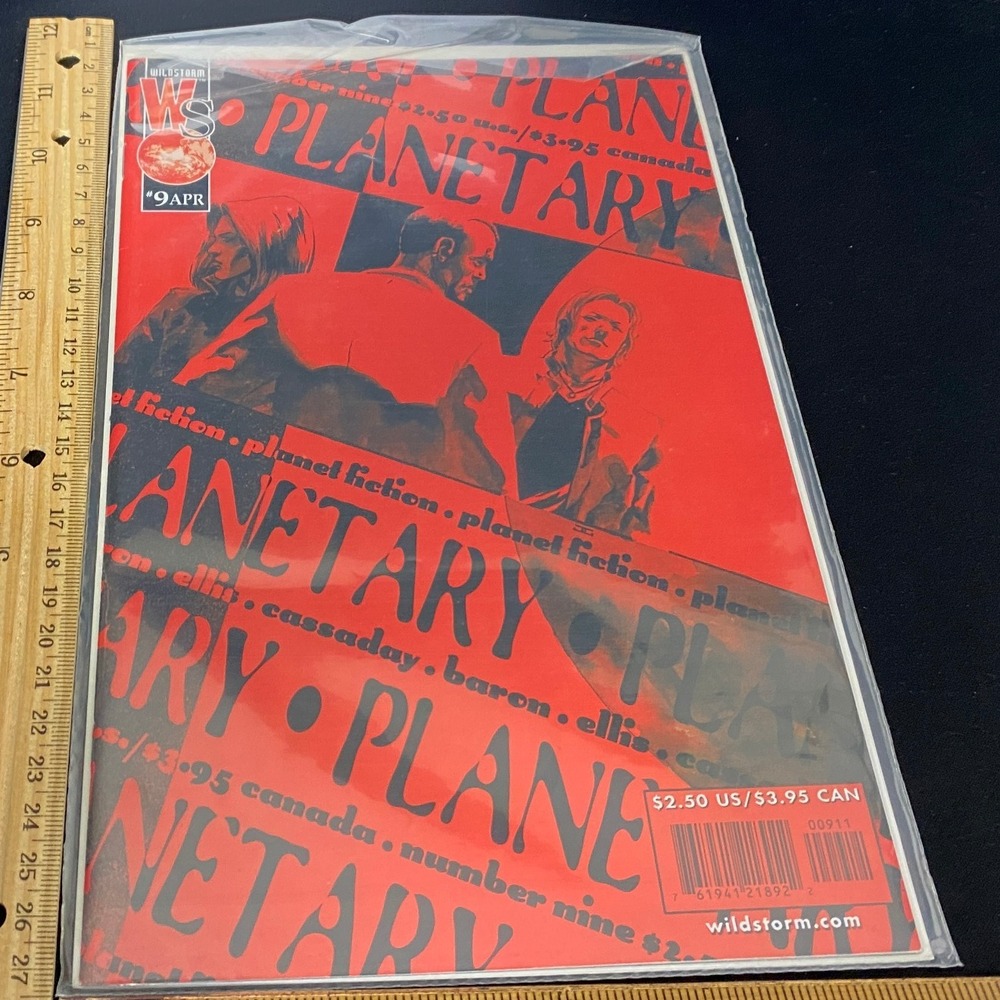 PLANETARY Comic Book Issue 9 Wildstorm Comics 1995 Warren Ellis Cassaday